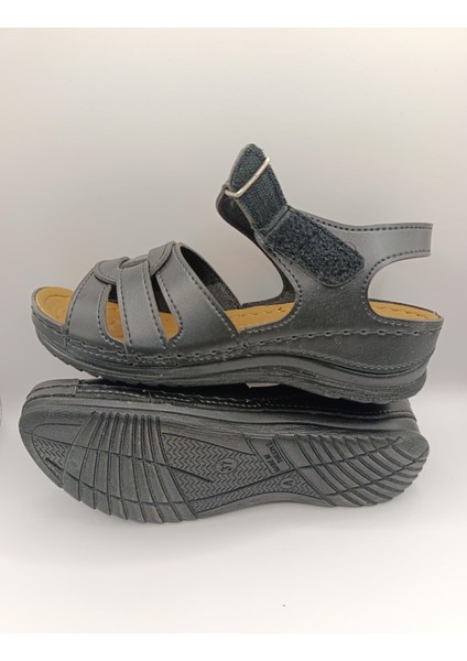 Günlük Kadın Cırt Bantlı Sandalet Yumuşak Rahat Ortopedik fırsatları