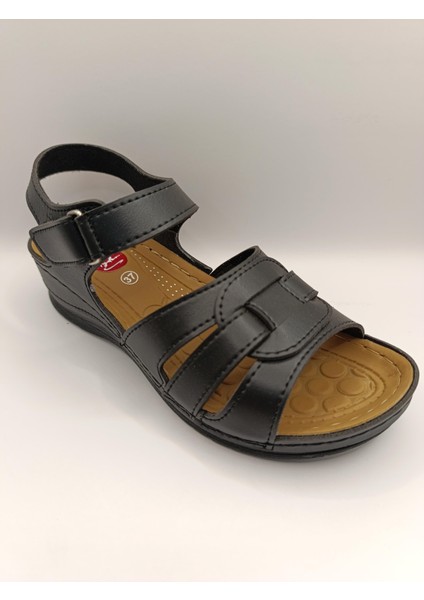 Günlük Kadın Cırt Bantlı Sandalet Yumuşak Rahat Ortopedik indirimleri