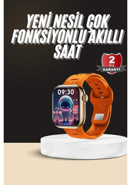 Akıllı Saat Android ve Ios Uyumlu Plastik Kordon Yeni Nesil - MCT2578-4259