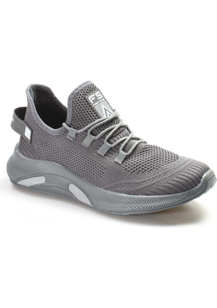 Unisex Sneaker Günlük Rahat Esnek Spor Koşu Yürüyüş Fileli Hafif Ayakkabı Füme 925xa44