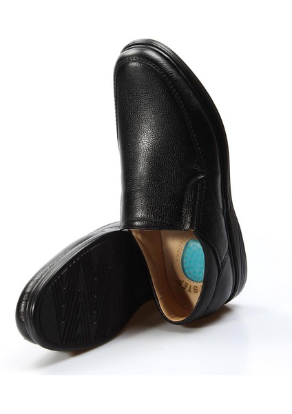 Hakiki Deri Siyah Erkek Casual Ayakkabı 815mba1301