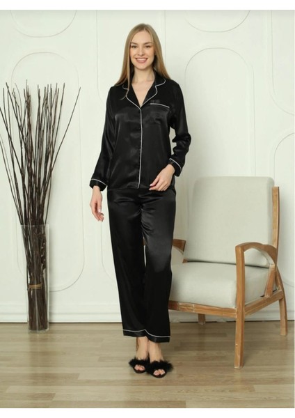 Saten Pijama Takımı
