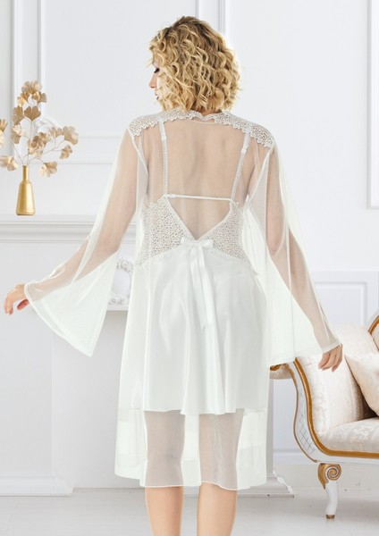 Yeni Üretim Transparan Dantel Desenli Seksi Kadın Fantezi Erotik Şık 2'li Takım Gecelik ve Sabahlık fiyatları