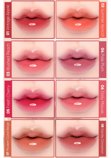 Yapışkanlık Hissi Vermeyen Yoğun Işıltılı Tint CLIO Crystal Glam Tint (17 Classic Apple) AppleSeries