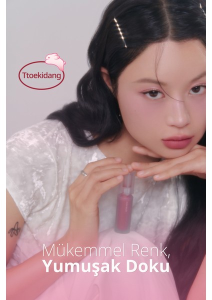 Gün Boyu Kalıcı Pürüzsüz Matlık Sunan Tint PERIPERA Over Blur Tint (009 Warm Can Do It) (Tteok)