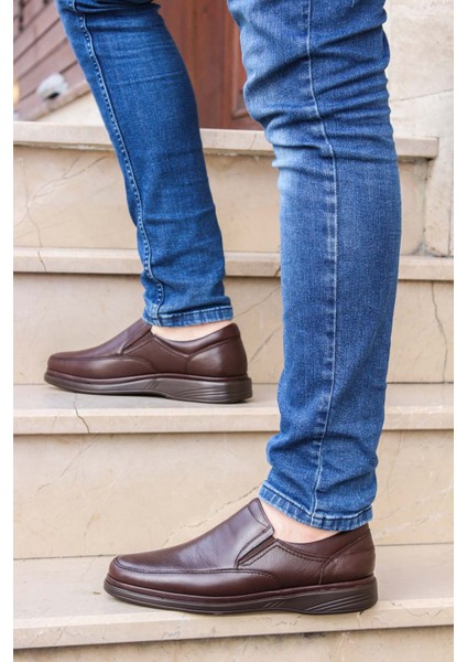 Erkek Hakiki Deri Ortopedik Casual Ayakkabı 815MA1301