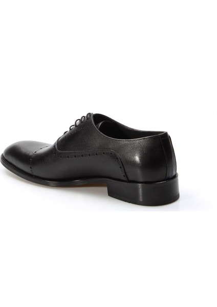 Hakiki Deri Siyah Erkek Klasik Ayakkabı 822ma90