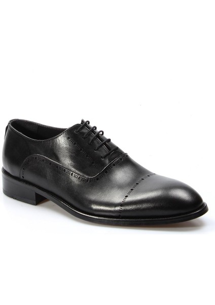 Hakiki Deri Siyah Erkek Klasik Ayakkabı 822ma90
