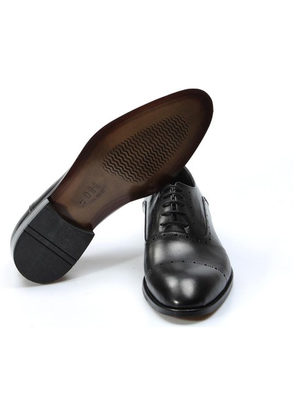 Hakiki Deri Siyah Erkek Klasik Ayakkabı 822ma90