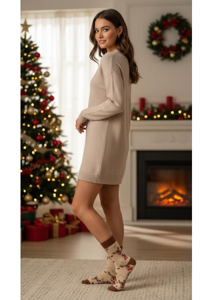 Kokulu Noel, Yılbaşı Çorabı 5 Çift(36-44) indirimleri