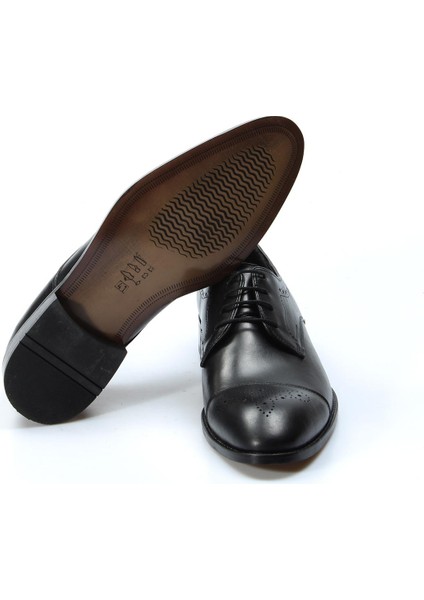 Erkek Deri Casual Klasik Günlük Loafer Takım Ayakkabı Siyah 822ma78