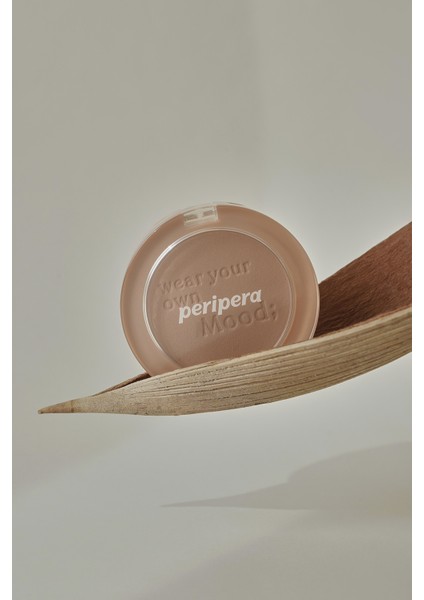 Pastel Tonlarda Sebum Dengeleyici Toz Allık PERIPERA Pure Blushed Sunshine Cheek (16 Acorn Beige)