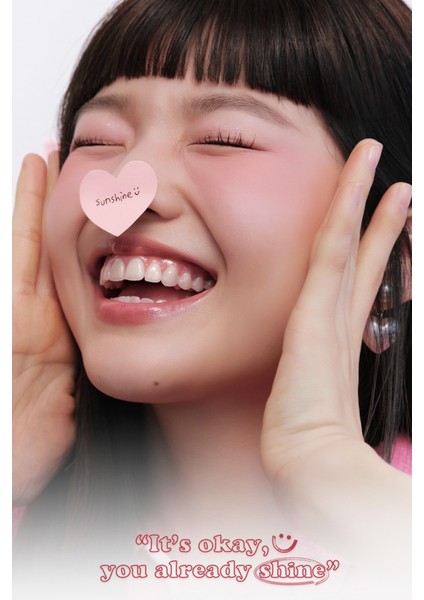 Pastel Tonlarda Sebum Dengeleyici Toz Allık PERIPERA Pure Blushed Sunshine Cheek (11Picnic Pink)