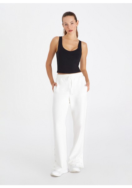 Eşofman Altı, M, Ekru