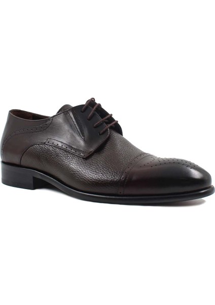 Hakiki Deri Kösele Erkek Klasik Ayakkabı 237MA574