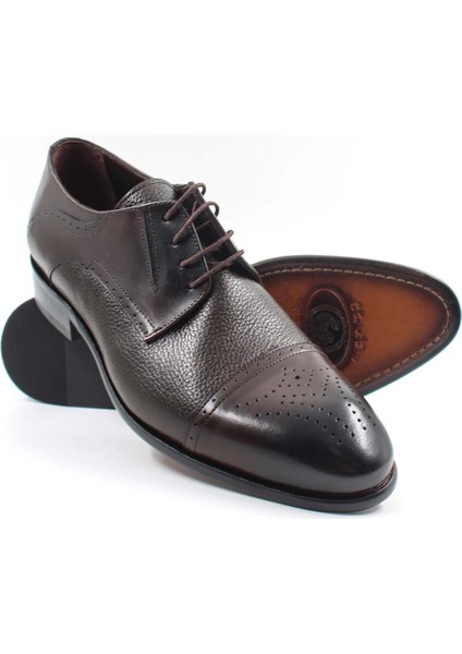 Hakiki Deri Kösele Erkek Klasik Ayakkabı 237MA574