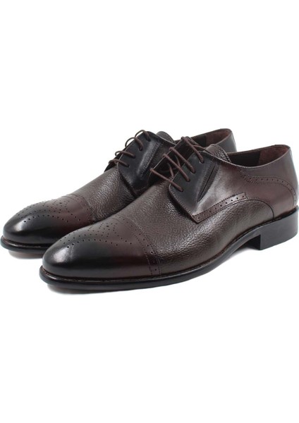 Hakiki Deri Kösele Erkek Klasik Ayakkabı 237MA574