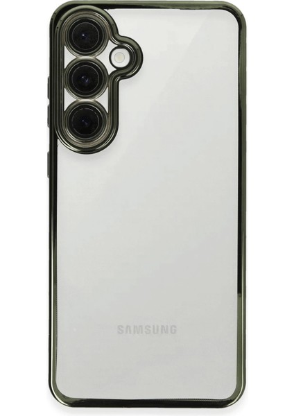Samsung Galaxy S24 Fe Kılıf Lensli Silikon - Yeşil - MRS3639-7923