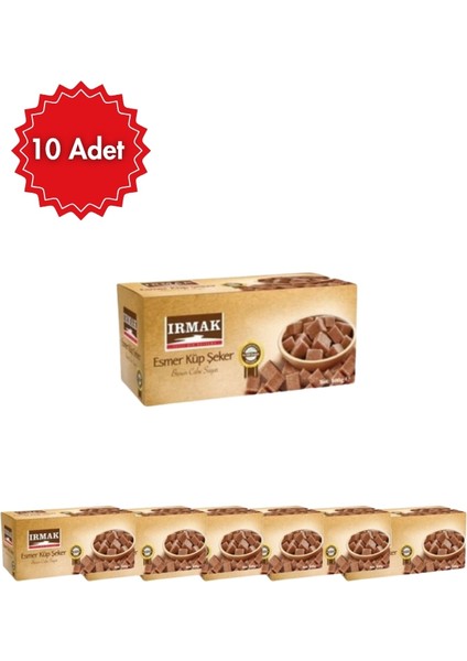 Esmer Küp Şeker 500 gr x 10 Adet (Toplam 5 Kg) Ekonomik Set