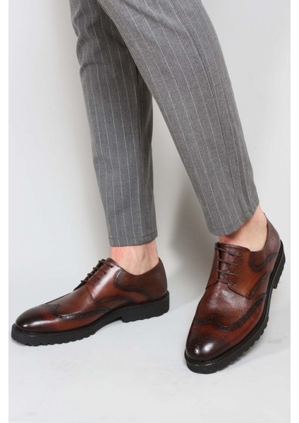 Hakiki Deri Erkek Oxford Ayakkabı 237MA625