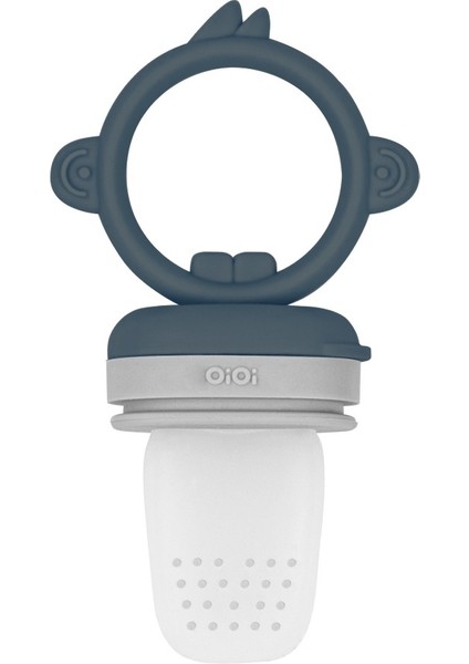 Silikon Püre Meyve Sebze Emziği Deep Blue Powder Grey