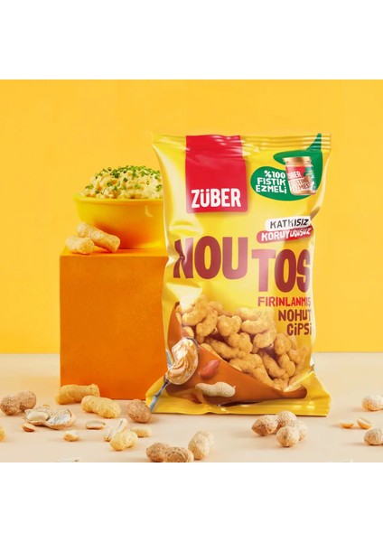 Noutos Fırın Nohut Cipsi 55 gr Fıstık fırsatları