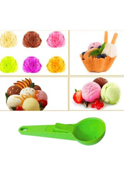 Pratik Mandallı Plastik Dondurma Servis Sunum Kepçesi Kaşığı (5332) modelleri