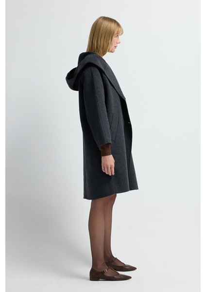 Kapüşonlu Kaban Antrasit 13645389000 fırsatları