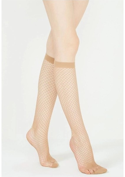 Penti Iri Fileli Dizaltı Pantolon Çorabı