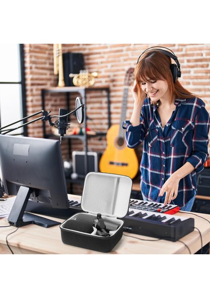 Shure SM7B / Mv7 / MV7X Mikrofon Için Naylon + Eva Sert Kabuklu Taşıma Çantası (Yurt Dışından) fırsatları