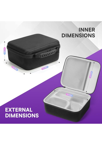 Shure SM7B / Mv7 / MV7X Mikrofon Için Naylon + Eva Sert Kabuklu Taşıma Çantası (Yurt Dışından) indirimleri