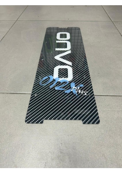 Onvo 12X Plus Scooter Deck Plexi - Lüks Parlak Kaplama & Leke Tutmaz Zemin Mavi