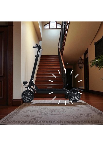 Scooter Taşıma ve Ayak Destek Parçası Mavi