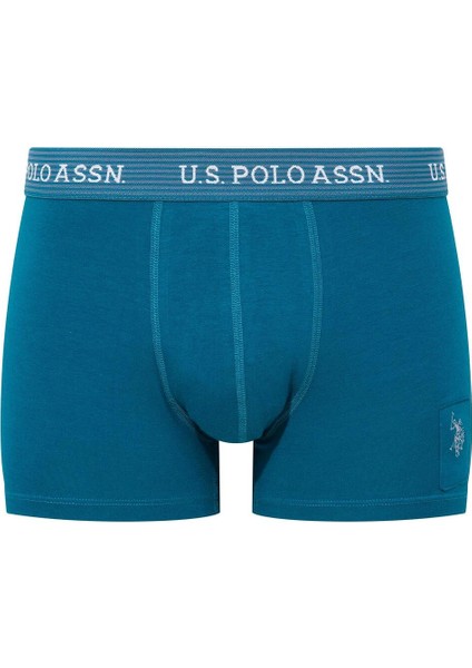 Erkek Baskılı-Lacivert-Yeşil 3 Lü Boxer modelleri