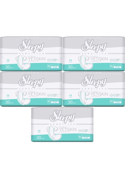 Yetişkin Hasta Bezi Bel Bantlı Xl - Extra Large - Ekstra Large 150 Adet (5pk*30)