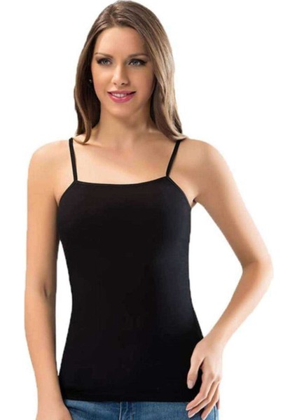 Kota Bayan İp Askılı Siyah Atlet 6091 fiyatları