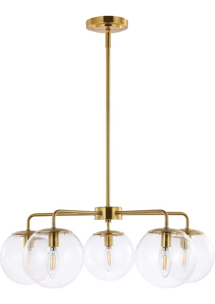 Mid Pirinç 5'lü Sarkıt Avize