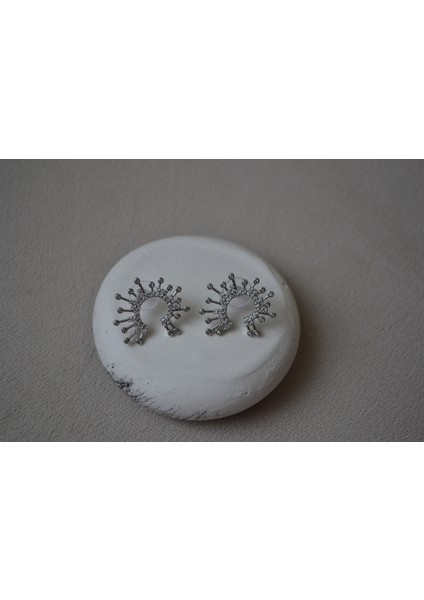 Silver Şık Tasarımlı Çelik Kadın Küpe indirimleri