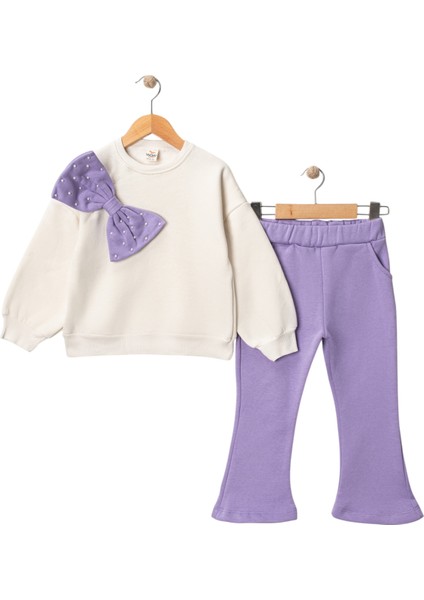 Incili Kız Çocuk Takım Fiyonklu Çocuk Alt Üst Takım fiyatları