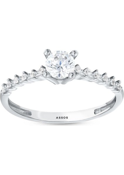 Altın Tektaş Yüzük - 14K