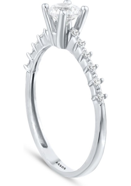 Altın Tektaş Yüzük - 14K