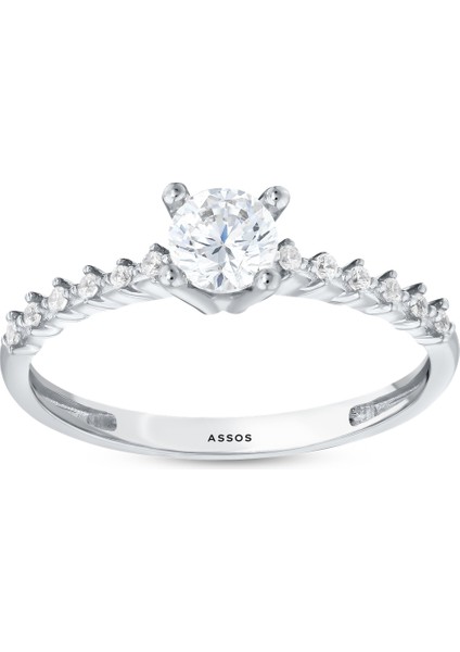 Altın Tektaş Yüzük - 14K