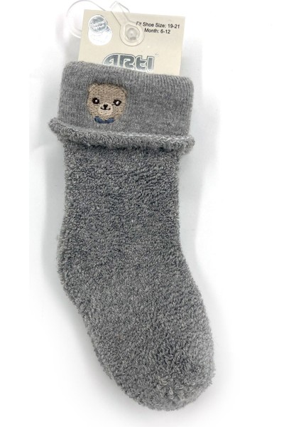 Artı Kids Erkek Bebek Havlu Çorap 450176