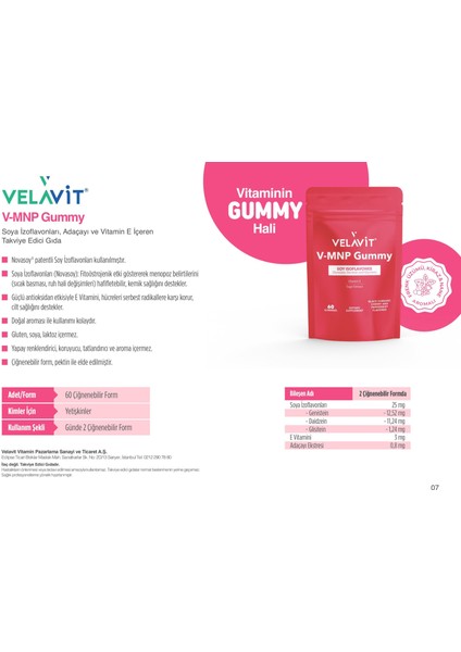 V-Mnp Gummy 60 Gummies fiyatları
