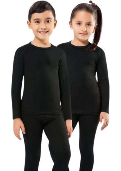 Kota 1 Adet Kız Erkek Çocuk Termal Siyah İçlik Fanila Body 2005 indirimleri