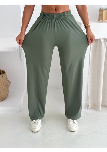 Kadın Iki Parça Salaş Takım – Crop Üst ve Bol Paça Pantolon – Yazlık Rahat Spor Takım modelleri