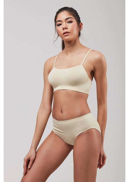 Elite Life Kadın İnce Askılı Dikişsiz Ten Büstiyer 851 fırsatları