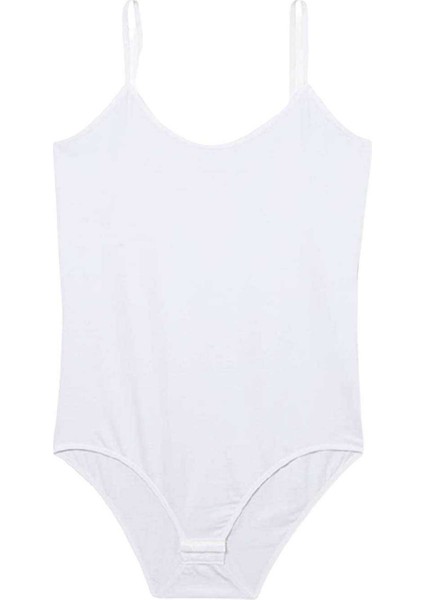 İp Askılı Kadın Çıtçıtlı Body Beyaz fırsatları