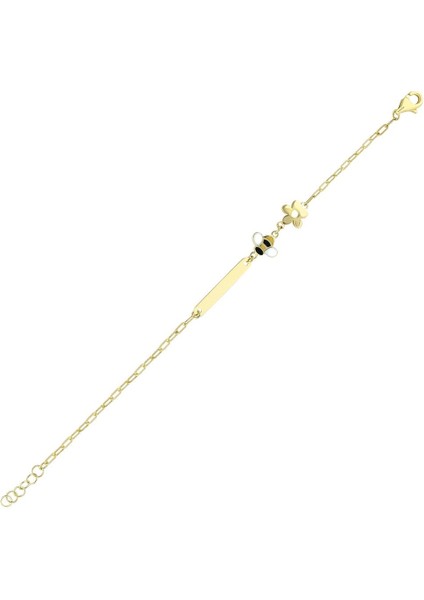 Figürlü Altın Çocuk Künye - 14K modelleri