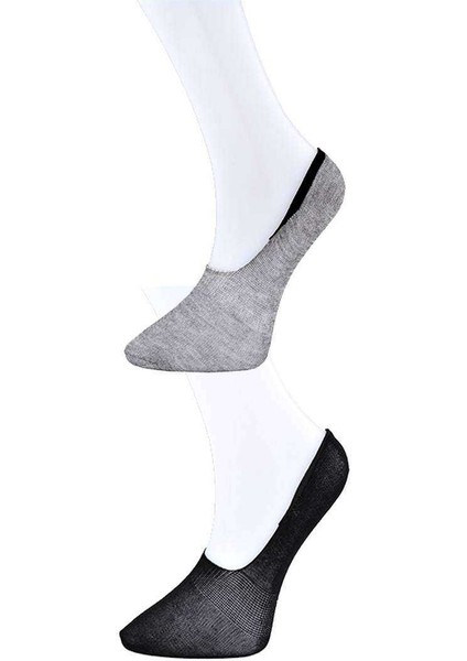 Siyah ve Gri Kadın Babet Çorap 3 çift fırsatları